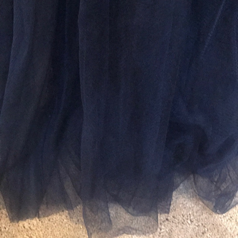 Tadashi Shoji Navy Blue Lace Maxi Dress - Picture 6 of 6
